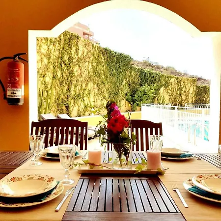 Roque Conde 4 With Private Pool, Large Terrace, Sea-view, Wifi, Bbq, Dishwasher, Garage, Sat-tv 别墅